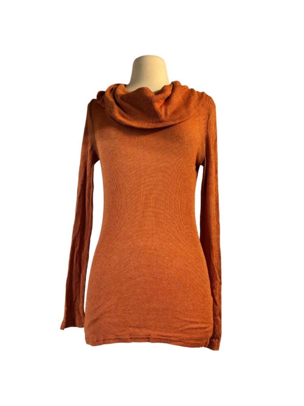 Orange Cowl neck sweater
